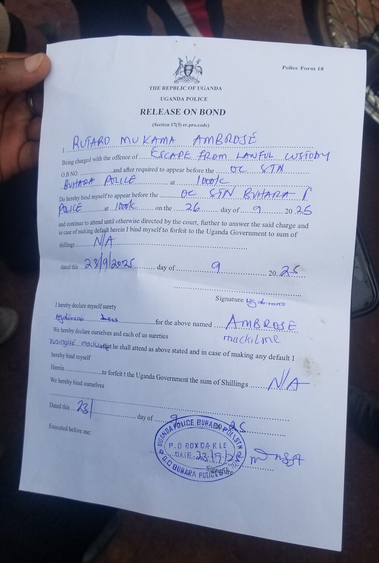 Residents Storm Buhara Police Post, Secure Release of Arrested Village Leader